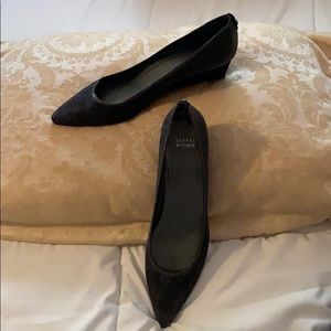 Sparkling black shoes